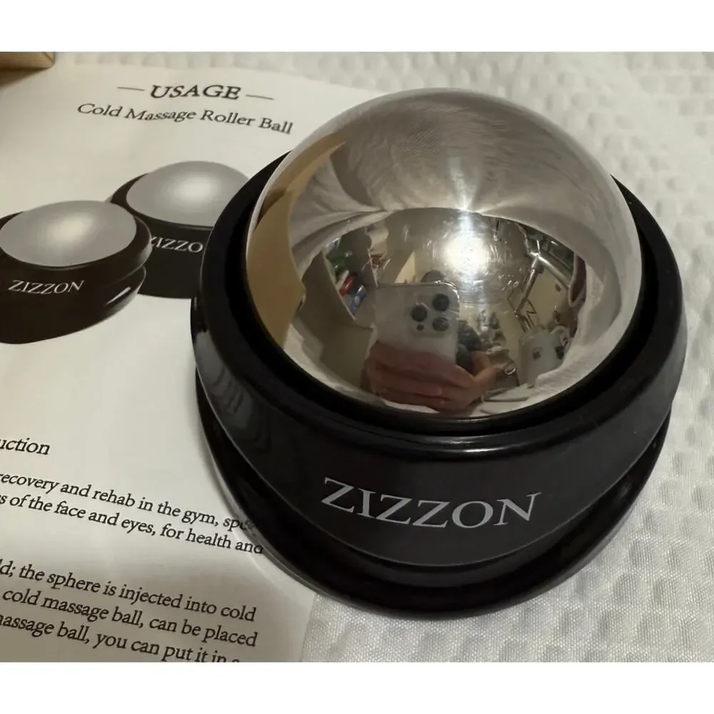 Cold Massage Roller Balls - Set of 2 - Zizzon - New in Box